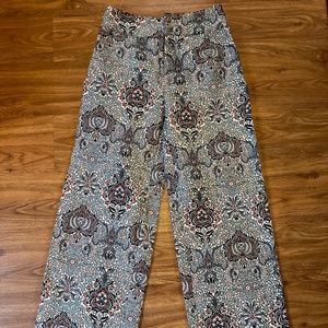 Urban Outfitters Wide Leg Print Pants